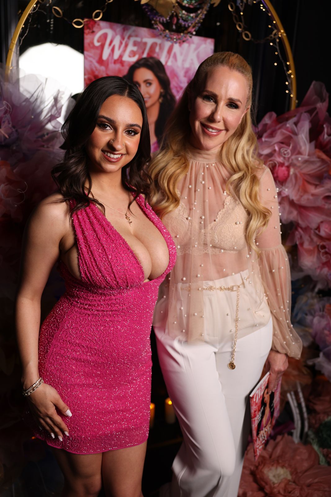 The spring issue of Wet Ink magazine makes the rounds at the Stripchat House launch party